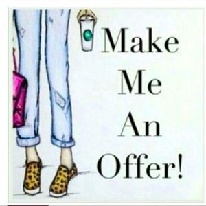 I will accept all reasonable offers! Happy Poshing! 😍